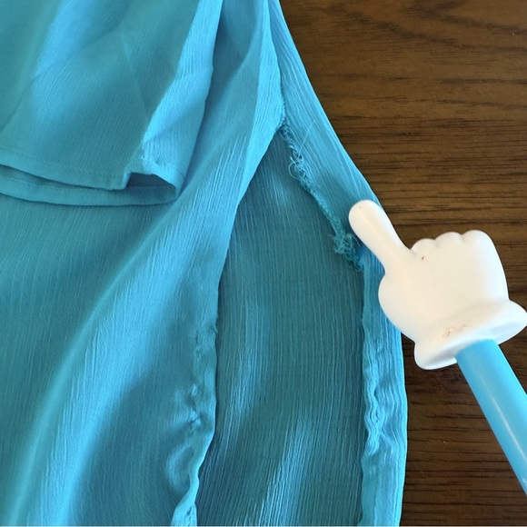 Cover up Tunic Turqouise by SOAKED XL - Picture 8 of 16